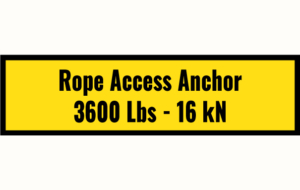 Rope Access Sticker